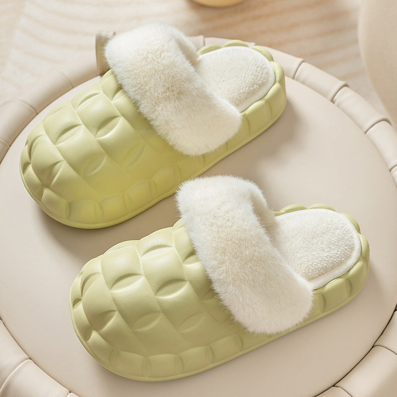Warm Removable EVA Cotton Slippers for Women - Winter Collection