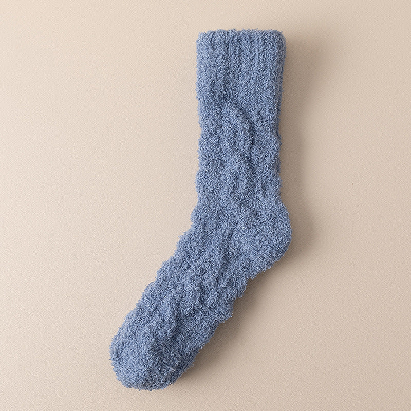 Warm Fuzzy Coral Fleece Socks for Women & Men - Velvet Thickened Home Socks