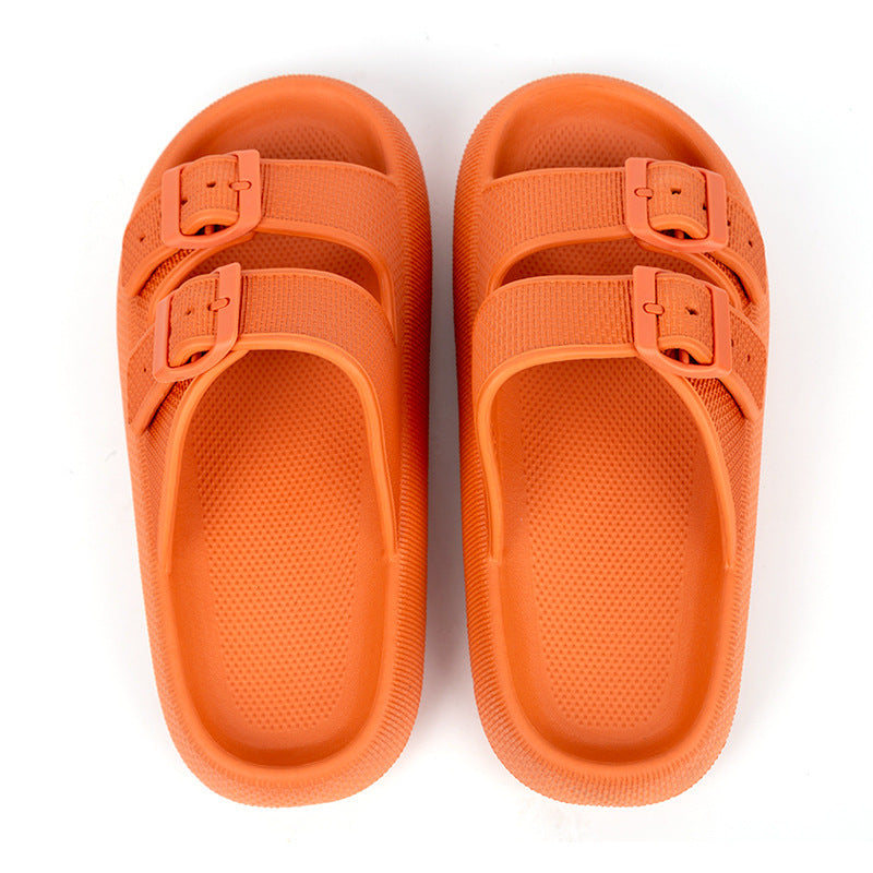 Platform Slippers Women's Casual Soft Bottom Outdoor Slippers EVA Lightweight Non-slip Home Slippers