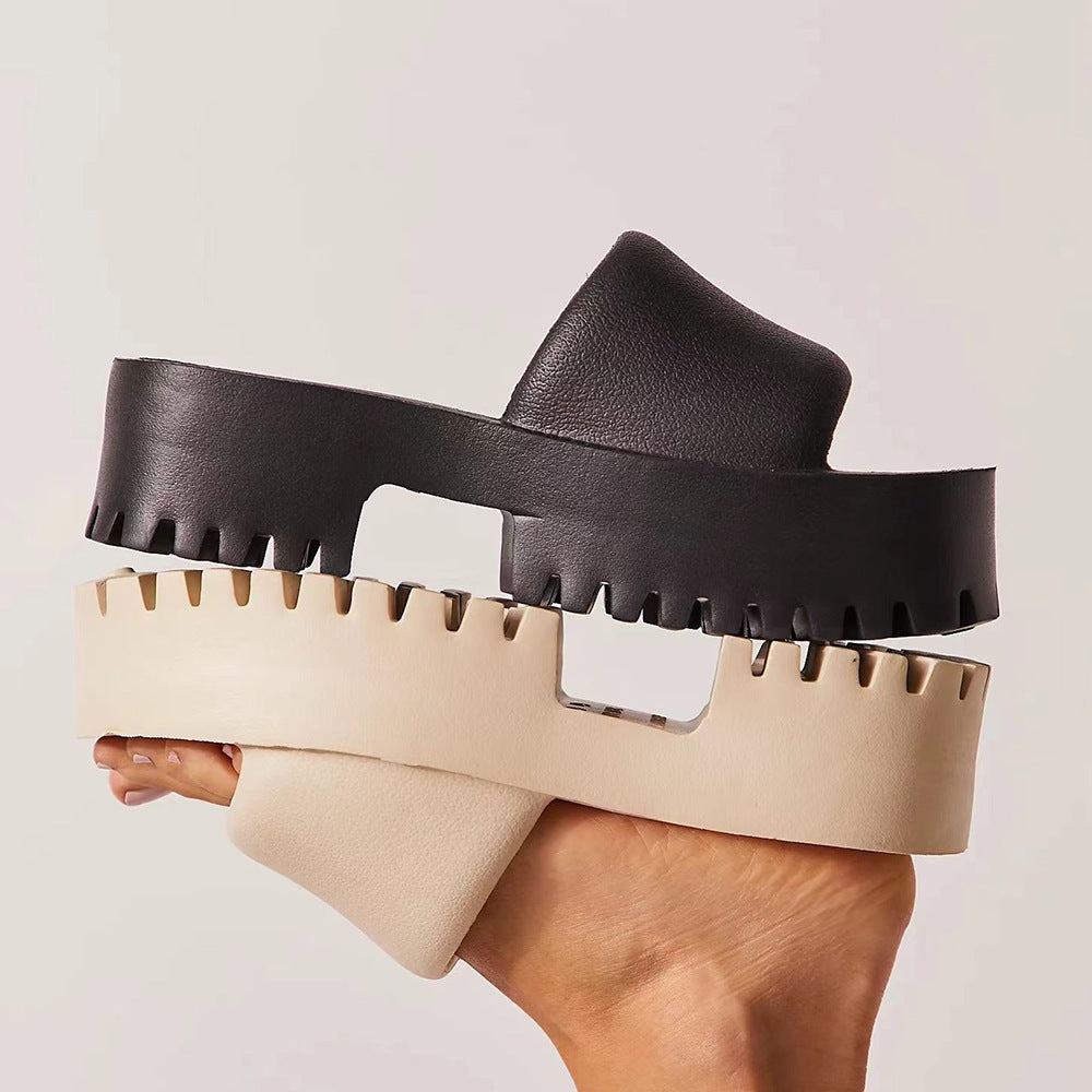 Women's Platform High Heel Fashion EVA Slippers - Trendy & Comfortable