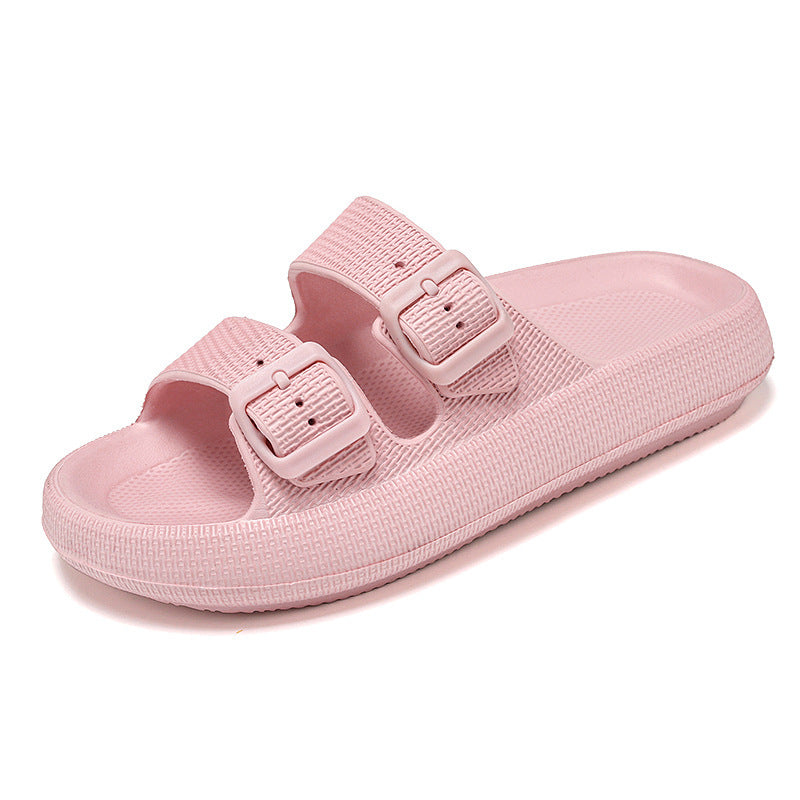 Platform Slippers Women's Casual Soft Bottom Outdoor Slippers EVA Lightweight Non-slip Home Slippers