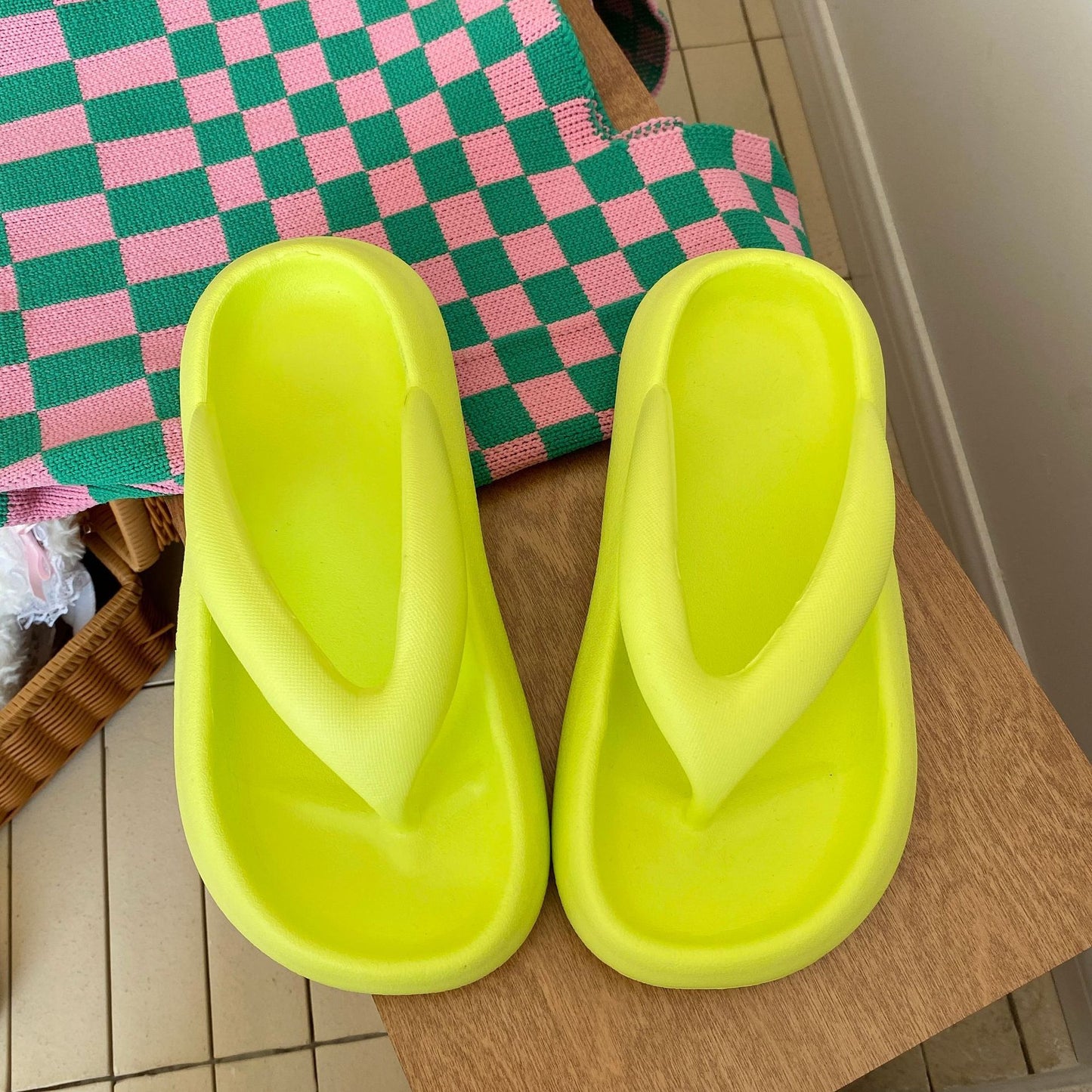 Eva Thick-soled Height Increasing Slippers For Women