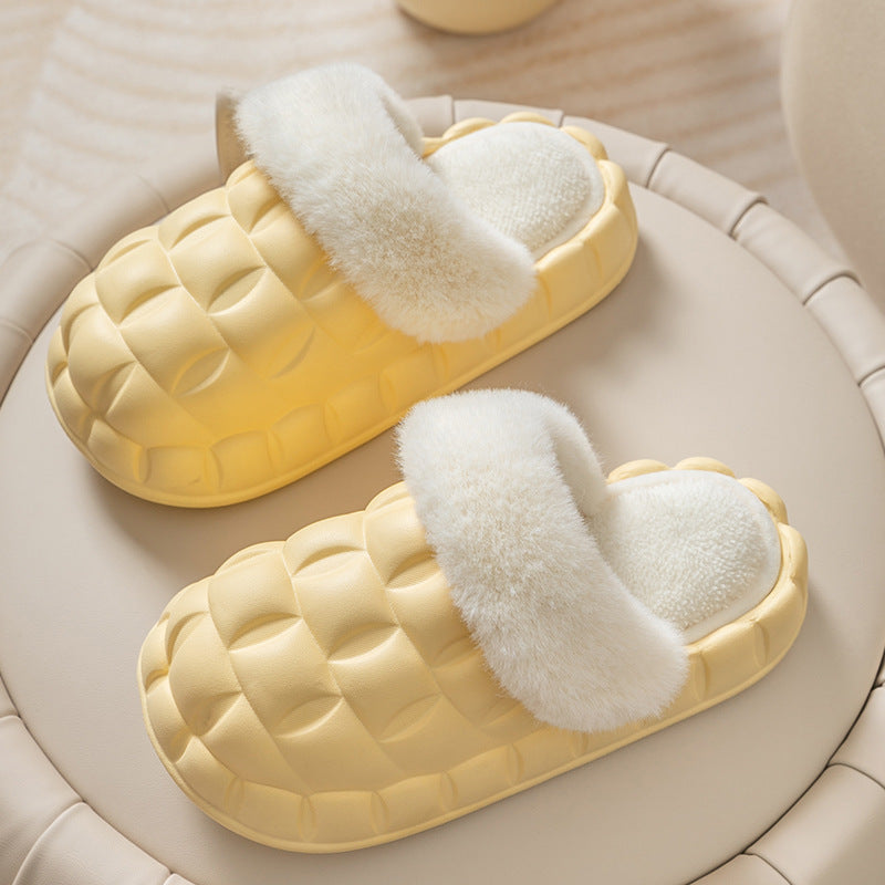 Warm Removable EVA Cotton Slippers for Women - Winter Collection