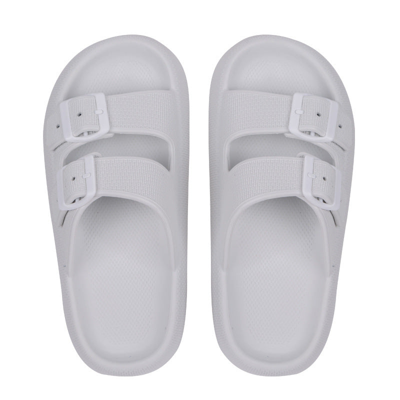 Platform Slippers Women's Casual Soft Bottom Outdoor Slippers EVA Lightweight Non-slip Home Slippers