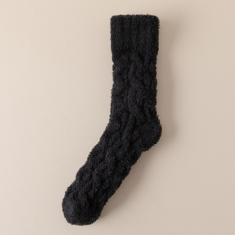 Warm Fuzzy Coral Fleece Socks for Women & Men - Velvet Thickened Home Socks