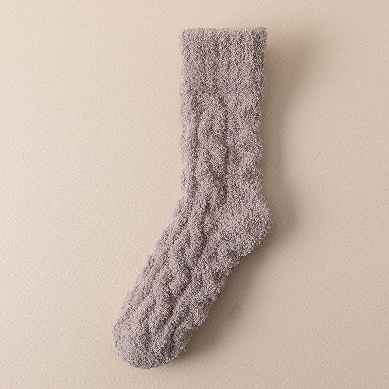 Warm Fuzzy Coral Fleece Socks for Women & Men - Velvet Thickened Home Socks