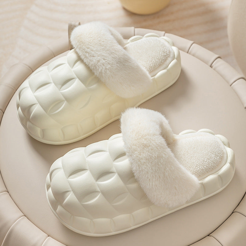 Warm Removable EVA Cotton Slippers for Women - Winter Collection