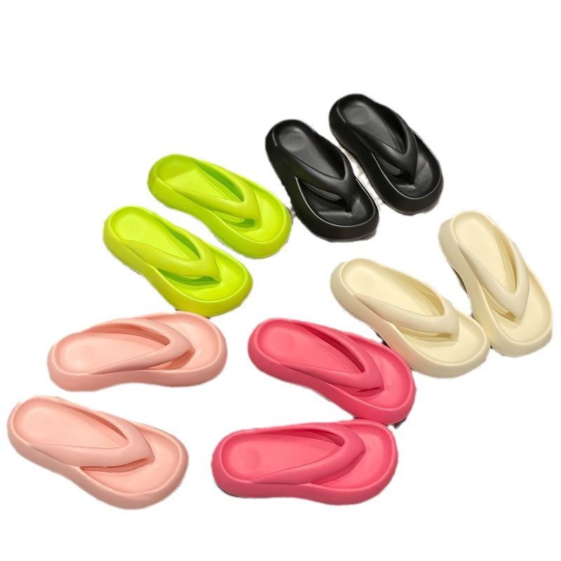 Eva Thick-soled Height Increasing Slippers For Women